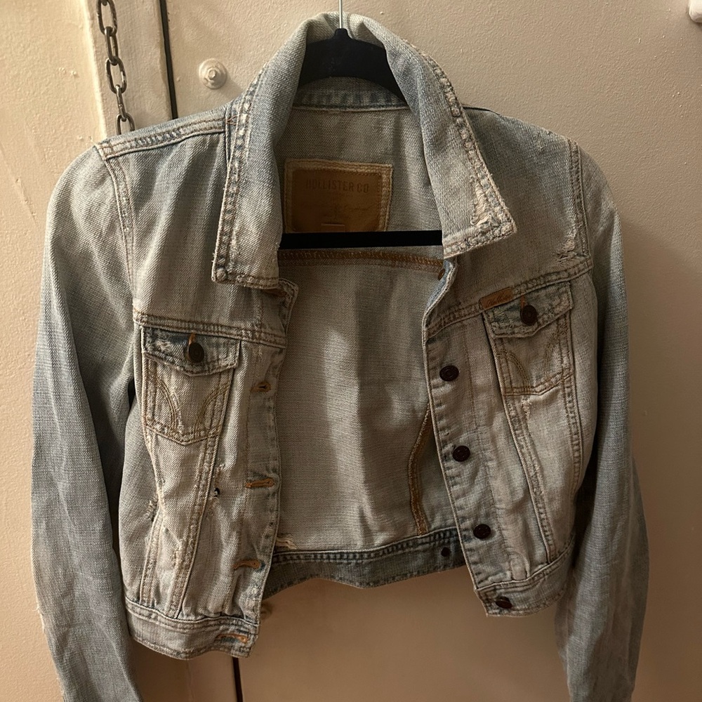 Hollister Light Wash Denim Jacket